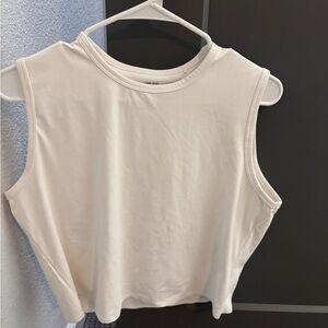 Uniqlo Cream Tank Top